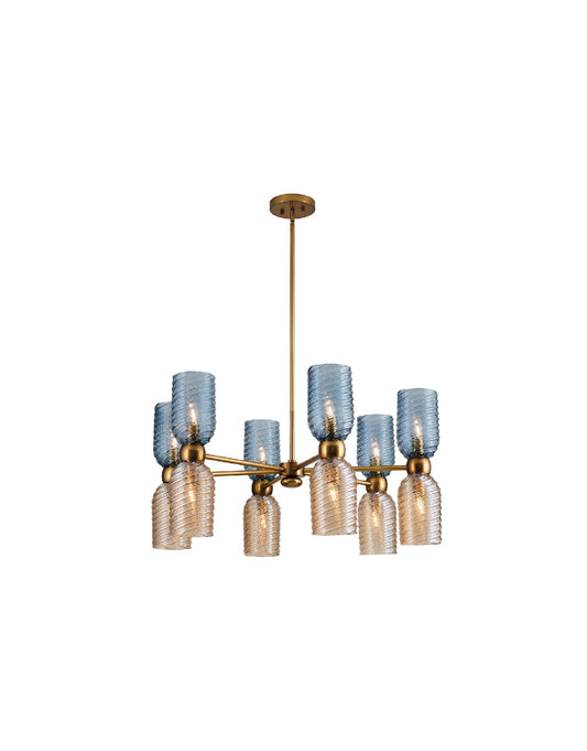 CANDIL AZUL DE 6 BRAZOS