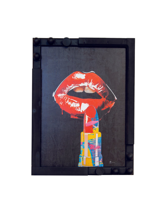 CUADRO PAINTING LIPS