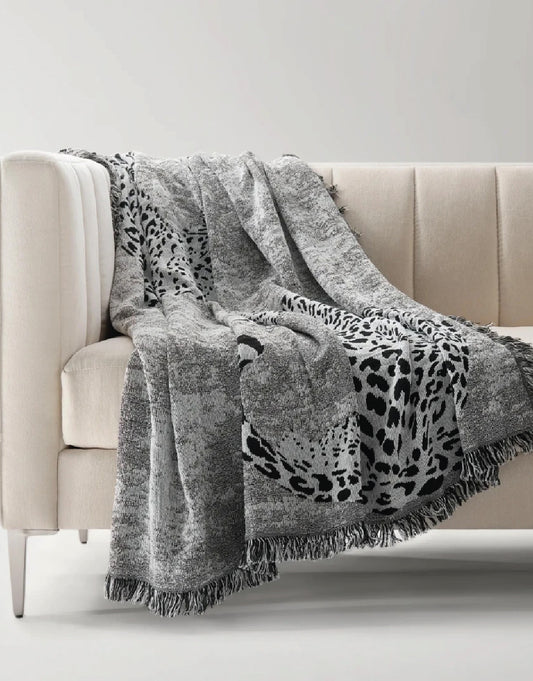 MANTA DECORATIVA LEOPARD DUET