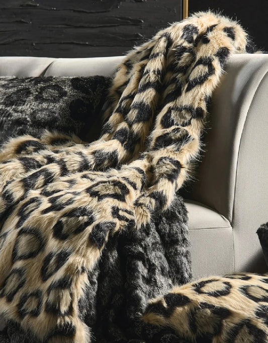 MANTA DECORATIVA LEOPARD OVERSIZED