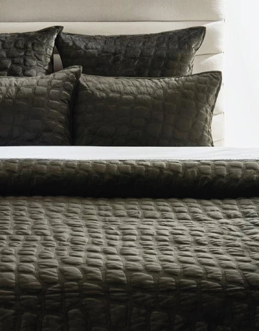 SET DE EDRECOLCHA VELEN VELVET BLACK - KING SIZE