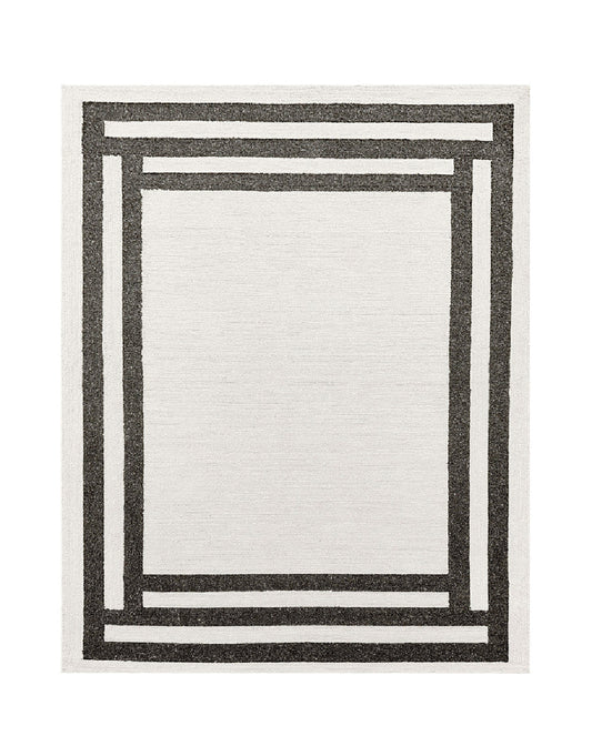 TAPETE KALI CREMA GRAFITO - D2059