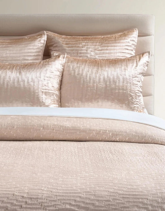 SET DE EDREDON GLAM VELVET BLUSH - KING SIZE