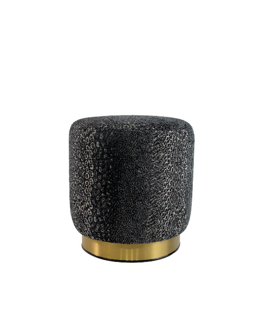 TABURETE HOME JULY GREY SKIN - LINEA B