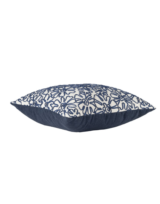 COJIN MARGUERITE INDIGO 60 CM