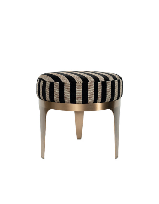 TABURETE MILAN BLACK STRIPES - LINEA B