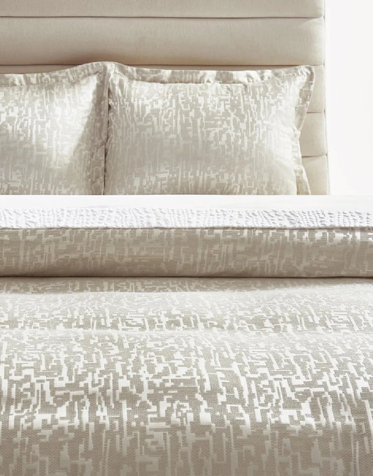 SET DE EDREDON PODVA ENBROIDERD PEARL/IVORY - KING SIZE