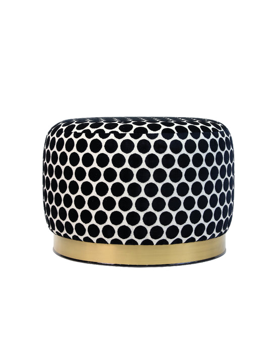 TABURETE  BALLY BUTTONS BLACK