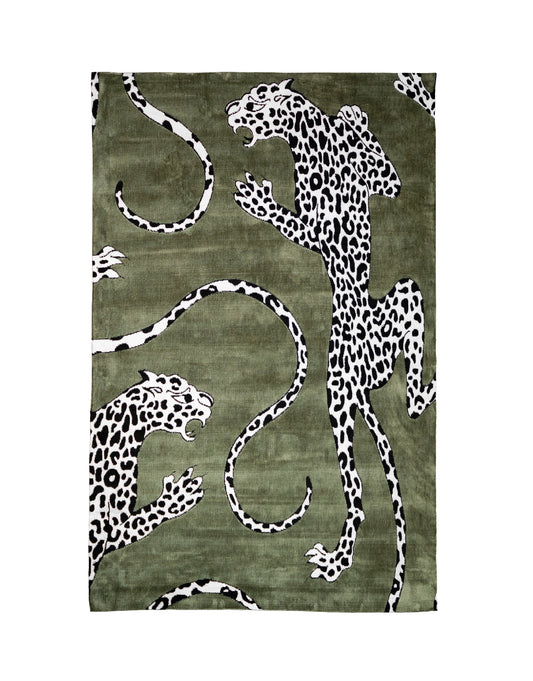TAPETE GREEN CHEETAH