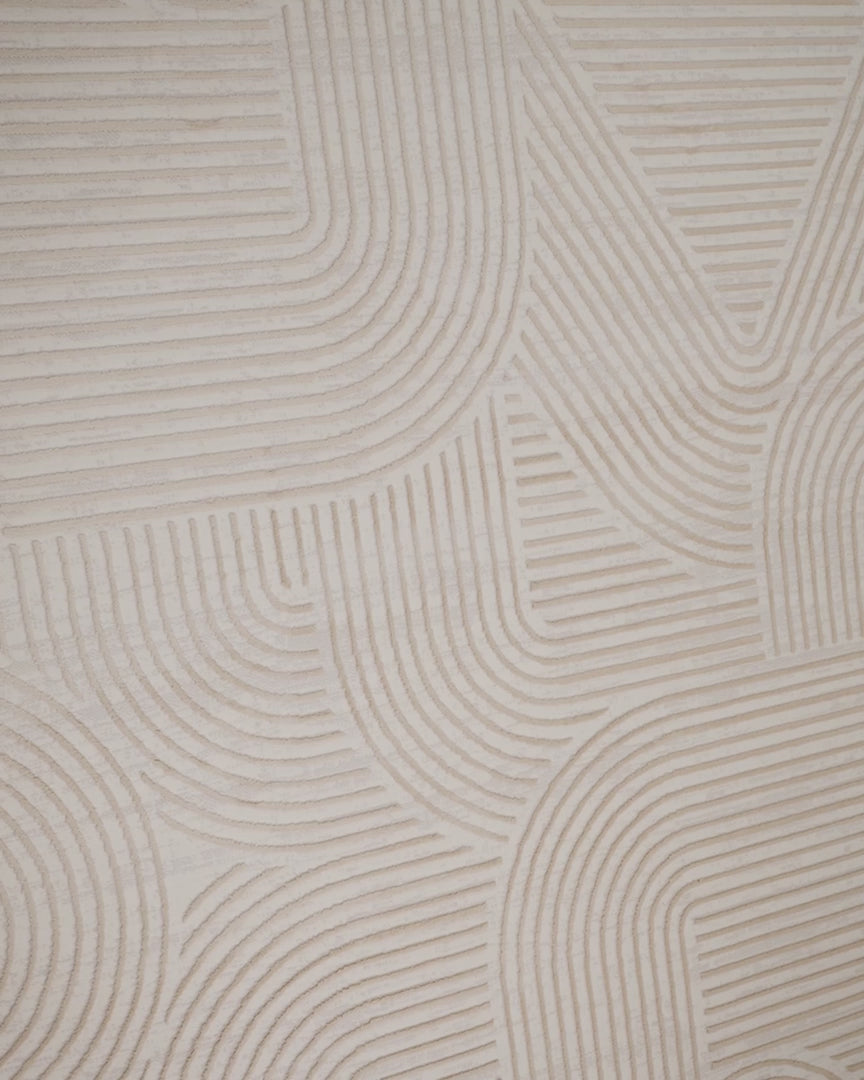 TAPETE MESINA BEIGE CREMA - U5044