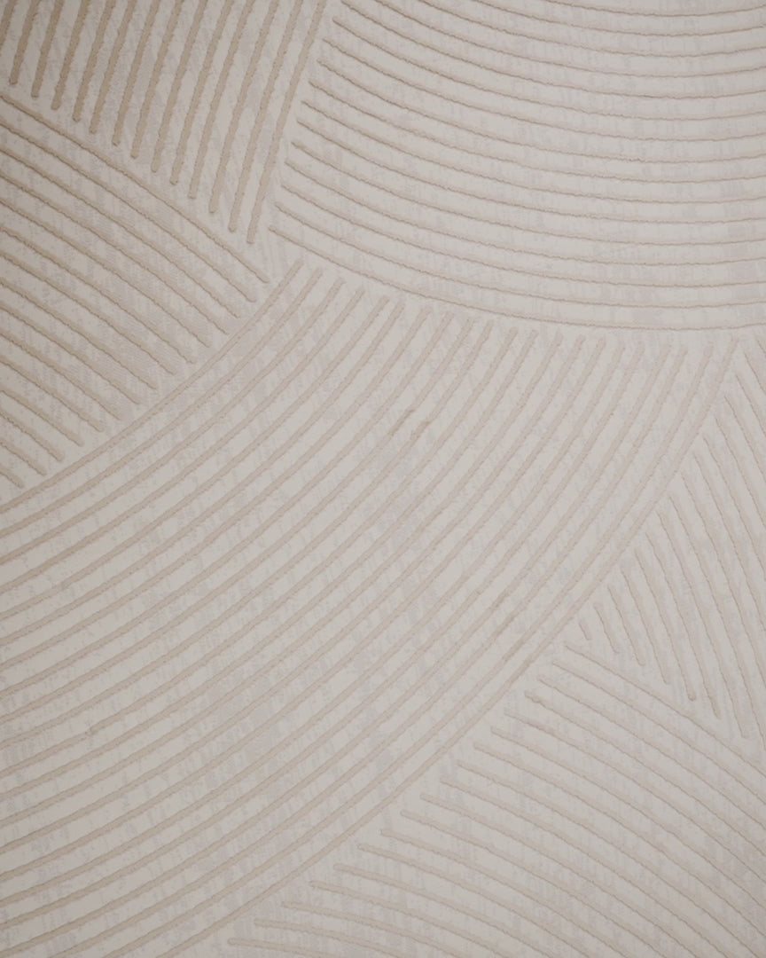 TAPETE MESINA BEIGE CREMA - U5043